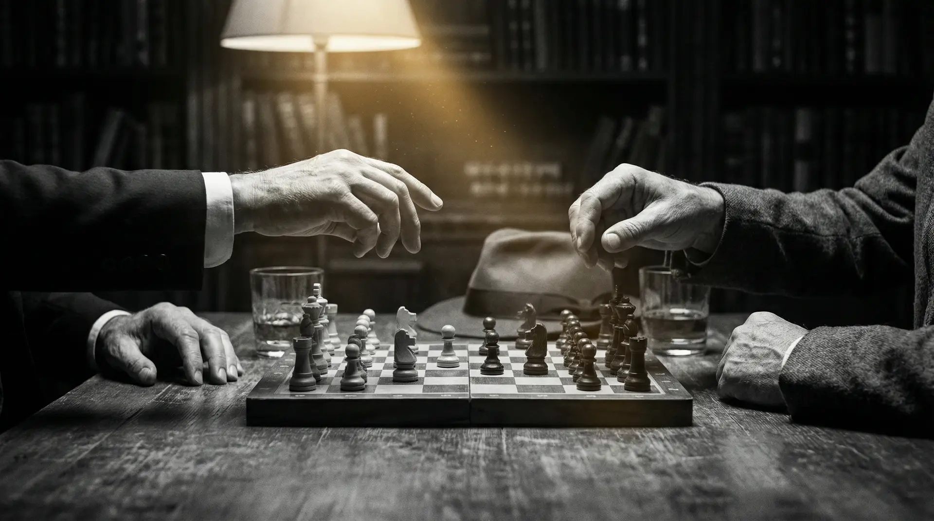 女生宿舍系列 艺术探索系列 - 非线性叙事，棋盘上的对弈象征命运的交错